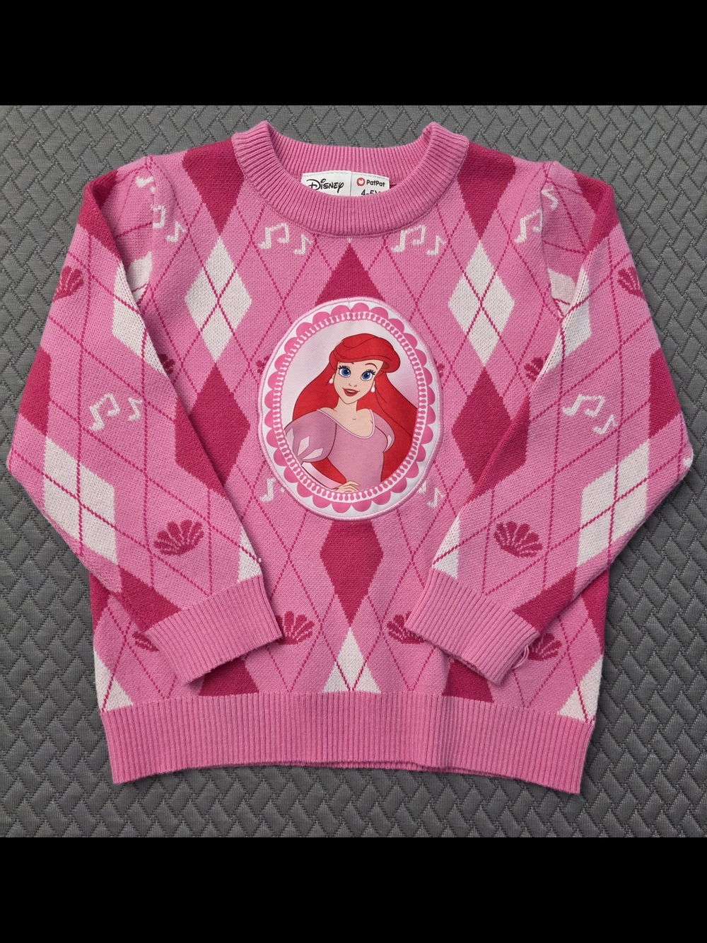 Disney Pink Ariel Under The Sea Crewneck Sweater